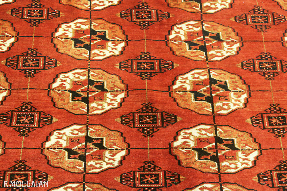 Tapis Turkmène Semi-Antique Boukhara n°:28035109